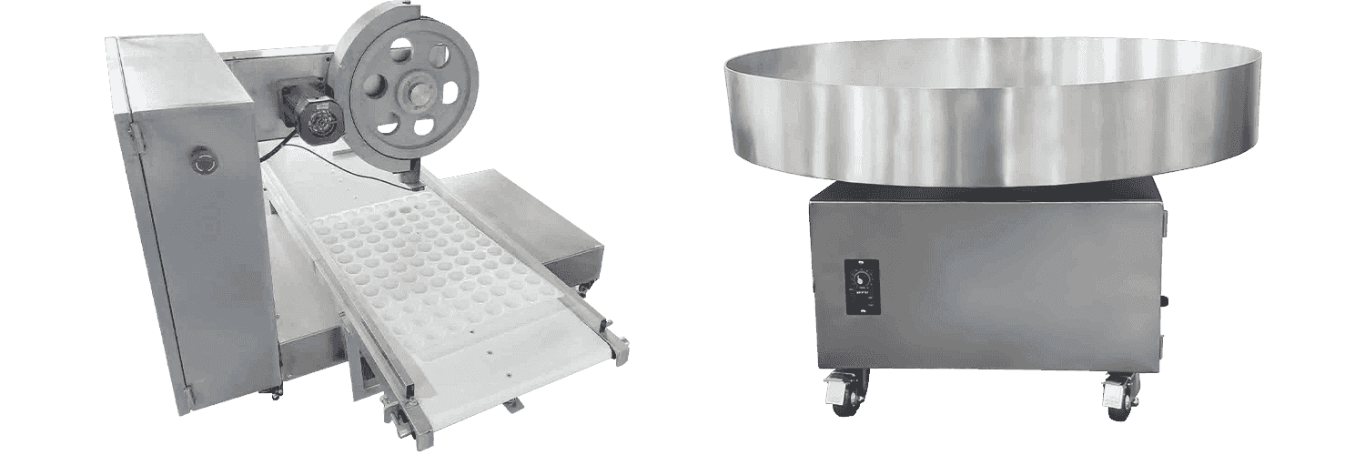 ST-280A Meaisín Púdair Fillteáin Mochi/Meaisín Slánú Ball le Tráidire Ag Ailíniú